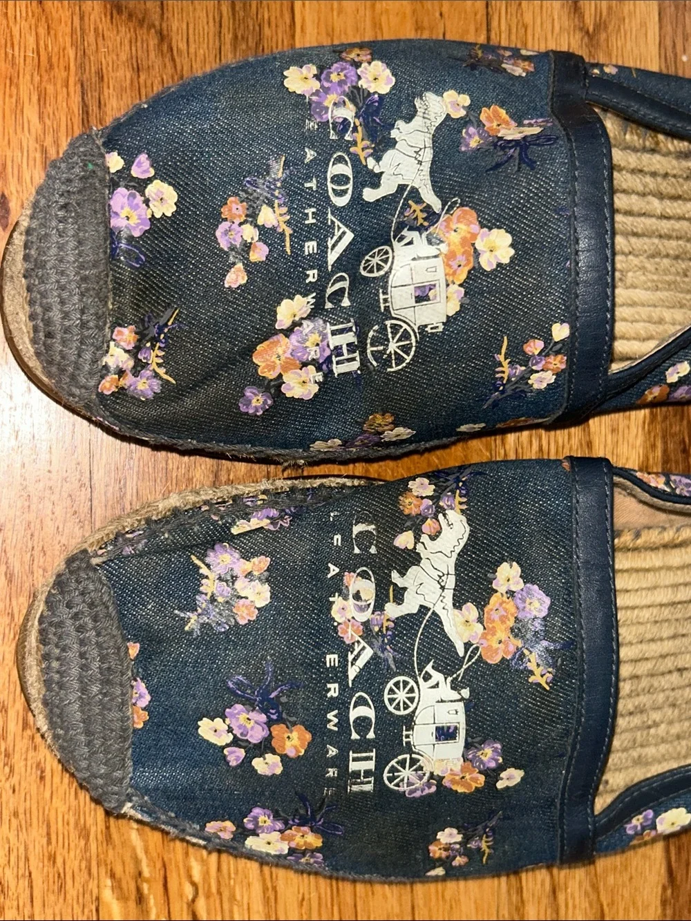 Coach espadrille slip